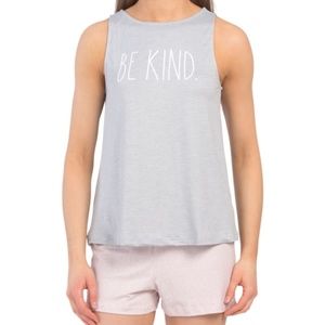 New Rae Dunn Women's 2 Piece Tank & Shorts PJs Set